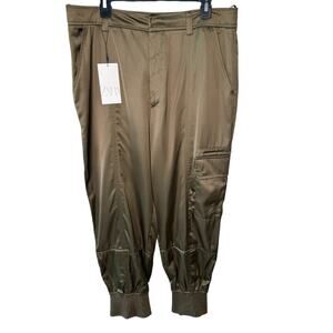 Zara Satin Jogger - Cargo pockets XL
